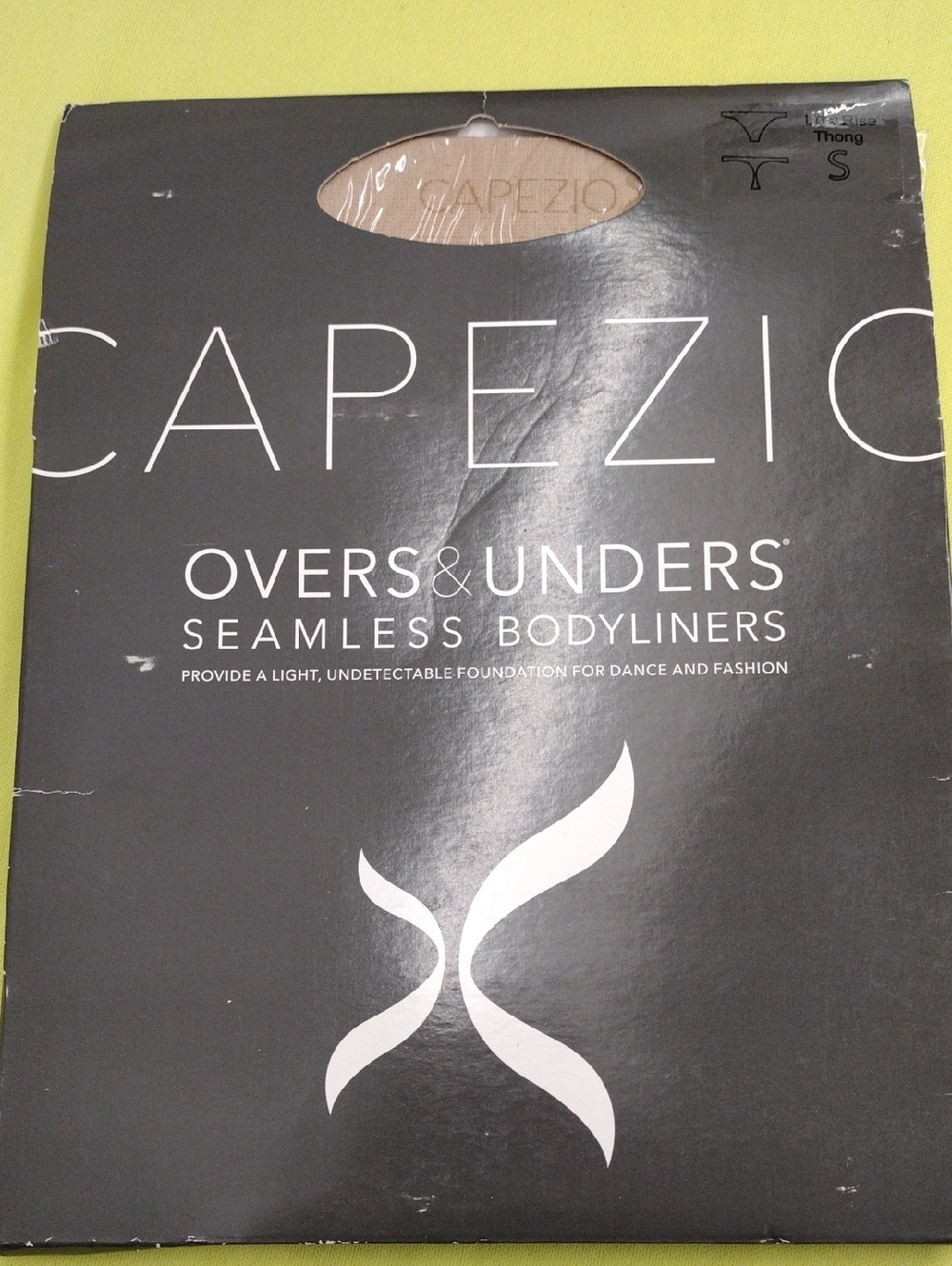 Capezio Women's Seamless Thong.  Color Mok. 1 Pair. Size S.